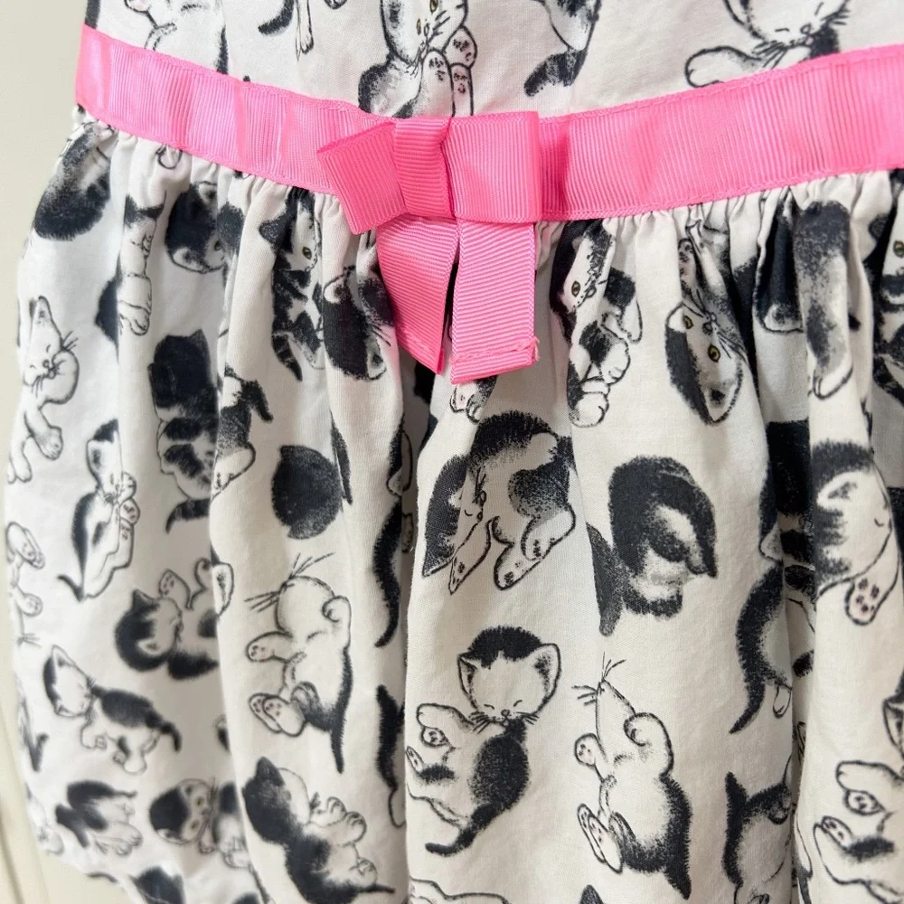 My Little Golden Book The Shy Little Kitten White Kitty Cat Dress Pink Bow 18-24
